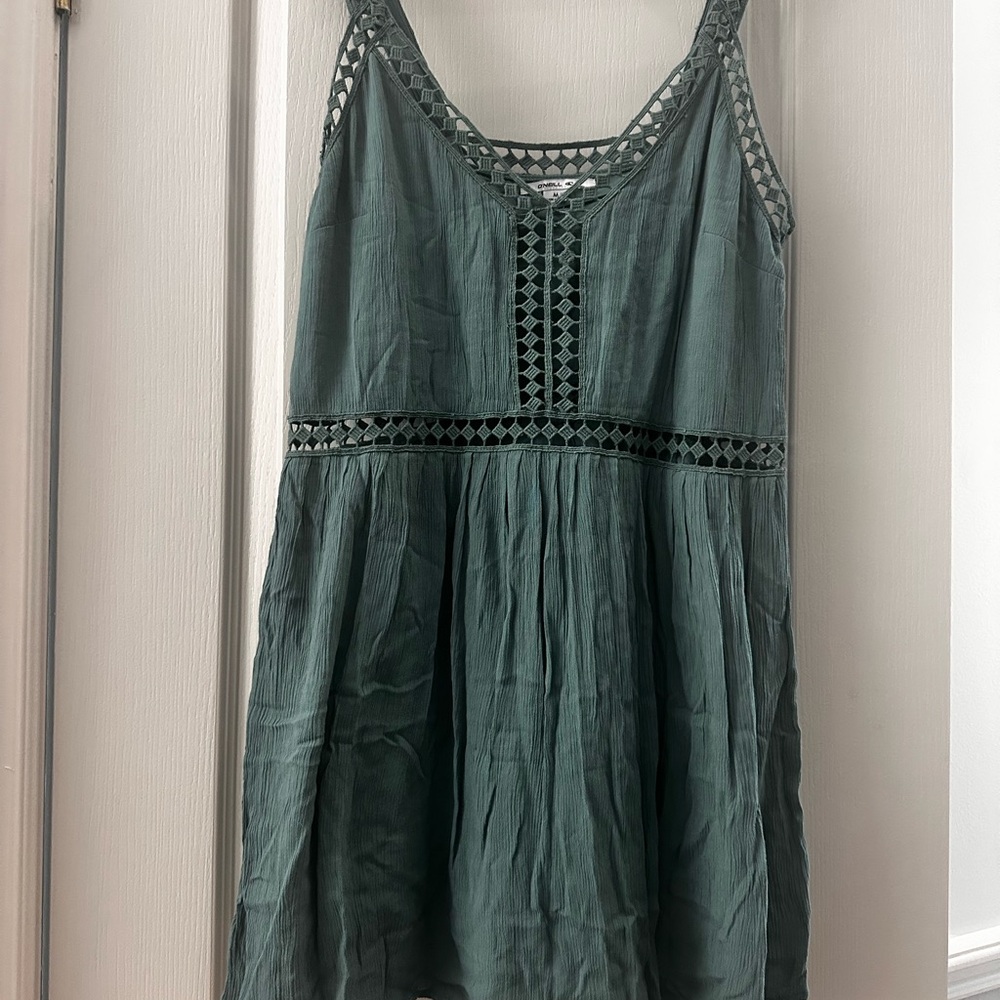 O'Neill Teal Crochet Detail summer dress 👗